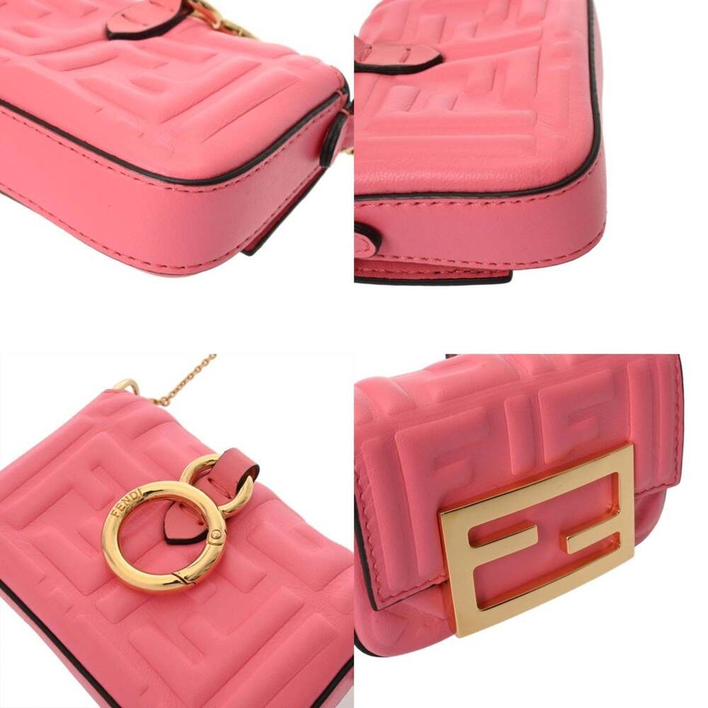 FENDI Pink Leather Shoulder Bag - Picture 9 of 11